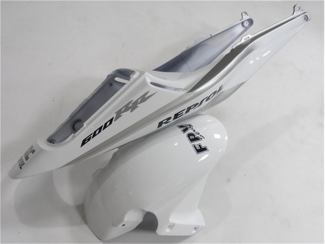 2003-2004 Silver Weiß Schwarz Repsol CBR600RR Motorrad Verkleidung