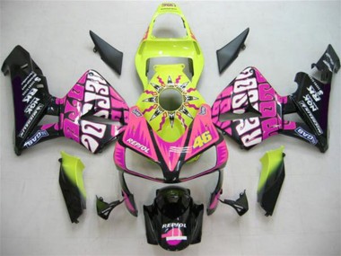 2003-2004 Valentino Rossi CBR600RR Motorrad Verkleidung