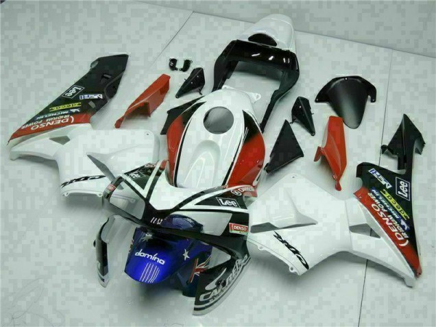 2003-2004 Weiß Blau CBR600RR Motorrad Verkleidung 2003-2004 Weiß Blau CBR600RR Motorrad Verkleidung