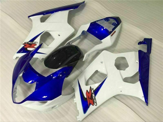 2003-2004 Weiß Blau GSXR 1000 Motorrad Verkleidung 2003-2004 Weiß Blau GSXR 1000 Motorrad Verkleidung