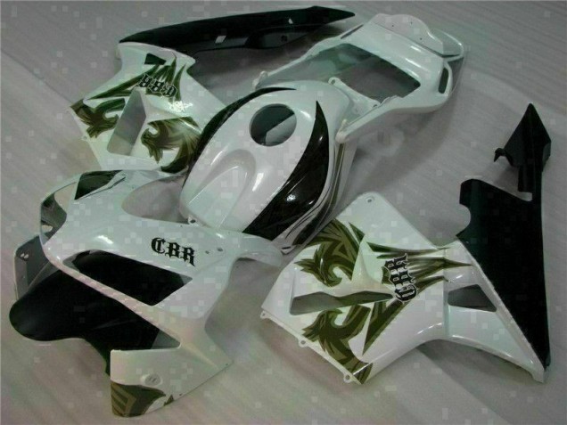 2003-2004 Weiß CBR600RR Motorrad Verkleidungen 2003-2004 Weiß CBR600RR Motorrad Verkleidungen