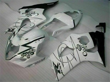 2003-2004 Weiß GSXR 1000 Motorrad Verkleidung & Plastik