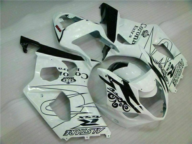 2003-2004 Weiß GSXR 1000 Motorrad Vollverkleidung 2003-2004 Weiß GSXR 1000 Motorrad Vollverkleidung