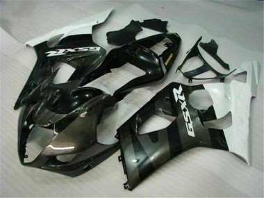 2003-2004 Weiß Schwarz GSXR 1000 Motorrad Verkleidung