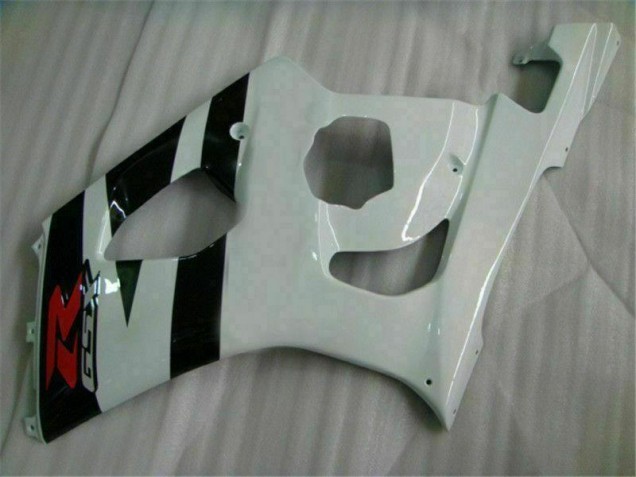 2003-2004 Weiß Schwarz GSXR 1000 Motorrad Vollverkleidung 2003-2004 Weiß Schwarz GSXR 1000 Motorrad Vollverkleidung