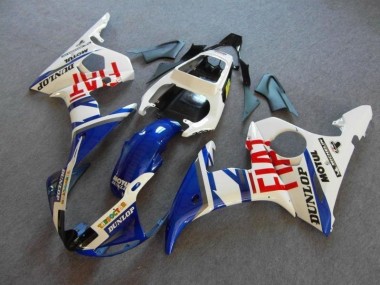 2003-2005 Blau Weiß Fiat YZF R6 Motorrad Verkleidung