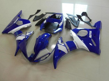 2003-2005 Blau Weiß YZF R6 Motorrad Verkleidung