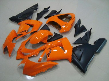 2003-2005 Orange Matt Schwarz ZX10R Motorrad Verkleidung
