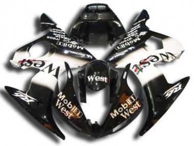 2003-2005 Schwarz Mobil West YZF R6 Motorrad Verkleidung