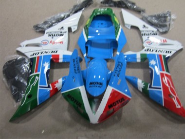 2004-2005 Blau Rot Grün Motul CBR1000RR Motorrad Verkleidungen