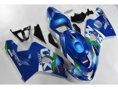 2004-2005 Blau Weiß GSXR 600/750 Motorrad Verkleidung