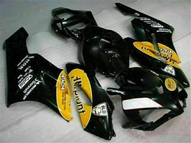 2004-2005 Gelb Schwarz CBR1000RR Motorrad Verkleidung