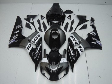2004-2005 Grau Schwarz Repsol CBR1000RR Motorrad Verkleidungen