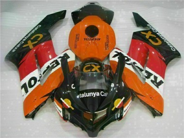 2004-2005 Orange CBR1000RR Motorrad Vollverkleidung