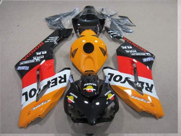 2004-2005 Orange Rot Repsol CBR1000RR Motorrad Verkleidung