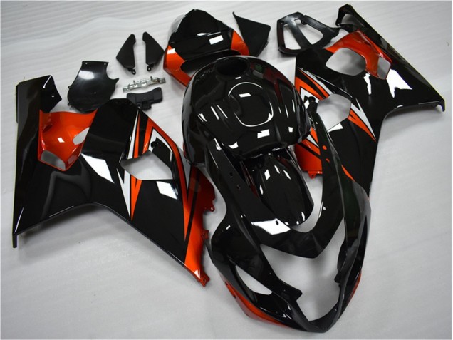 2004-2005 Orange Schwarz GSXR 600/750 Motorrad Verkleidung 2004-2005 Orange Schwarz GSXR 600/750 Motorrad Verkleidung