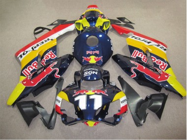 2004-2005 Rot Bull 11 Repsol CBR1000RR Motorrad Verkleidung