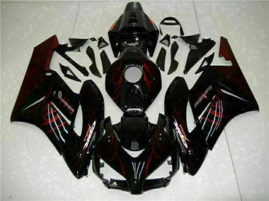 2004-2005 Rot Flamme Schwarz CBR1000RR Motorrad Verkleidung