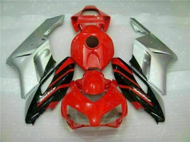 2004-2005 Rot Silber CBR1000RR Motorrad Verkleidung