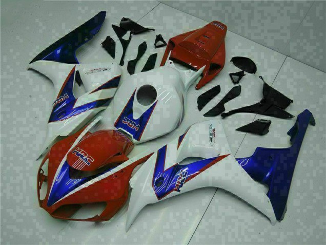 2004-2005 Rot Weiß CBR1000RR Motorrad Verkleidungen 2004-2005 Rot Weiß CBR1000RR Motorrad Verkleidungen