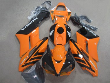 2004-2005 Schwarz Orange CBR1000RR Motorrad Verkleidungen