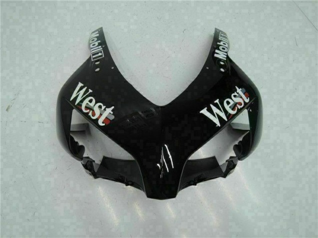 2004-2005 Schwarz West CBR1000RR Motorrad Verkleidung