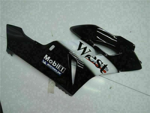2004-2005 Schwarz West CBR1000RR Motorrad Verkleidung