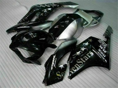 2004-2005 Schwarze SevenStars CBR1000RR Motorrad Verkleidung