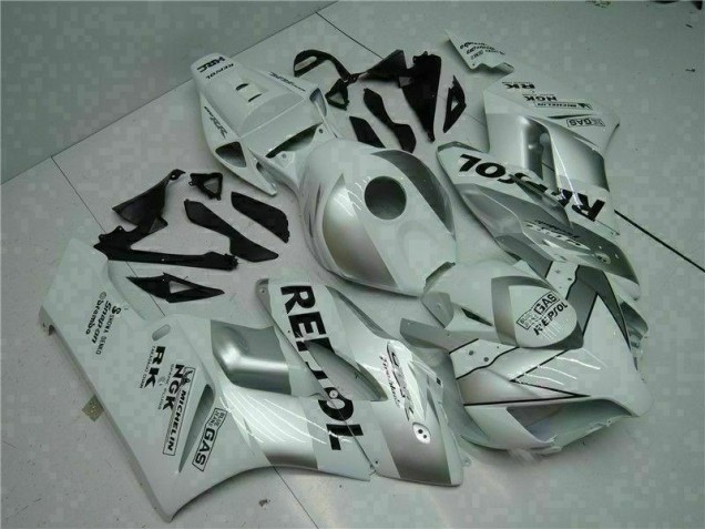 2004-2005 Silber Weiß Repsol CBR1000RR Motorrad Verkleidungen 2004-2005 Silber Weiß Repsol CBR1000RR Motorrad Verkleidungen