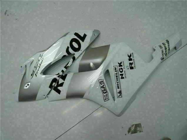 2004-2005 Silber Weiß Repsol CBR1000RR Motorrad Verkleidungen 2004-2005 Silber Weiß Repsol CBR1000RR Motorrad Verkleidungen