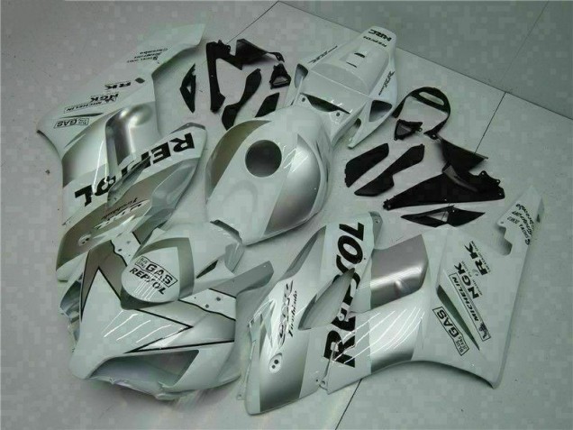 2004-2005 Silber Weiß Repsol CBR1000RR Motorrad Verkleidungen 2004-2005 Silber Weiß Repsol CBR1000RR Motorrad Verkleidungen