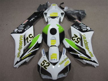 2004-2005 Weiß Grün Hannspree 52 CBR1000RR Motorrad Verkleidungen