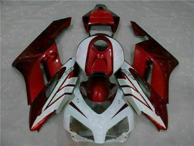 2004-2005 Weiß Rot CBR1000RR Motorrad Verkleidungen 2004-2005 Weiß Rot CBR1000RR Motorrad Verkleidungen