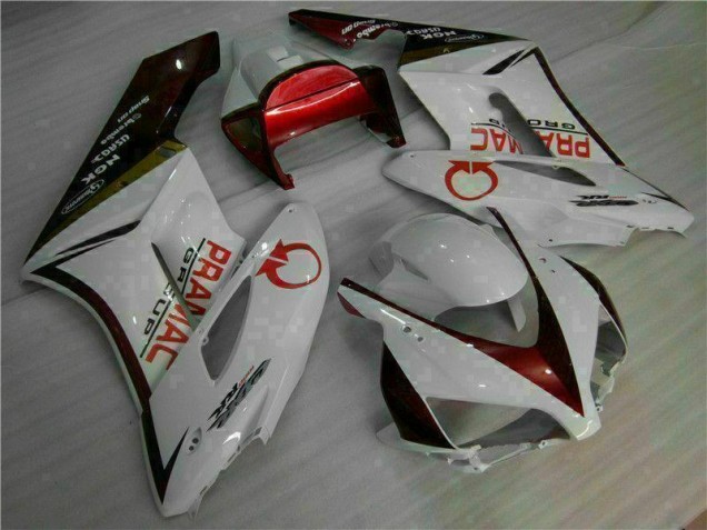 2004-2005 Weiß Rot CBR1000RR Motorrad Vollverkleidung 2004-2005 Weiß Rot CBR1000RR Motorrad Vollverkleidung