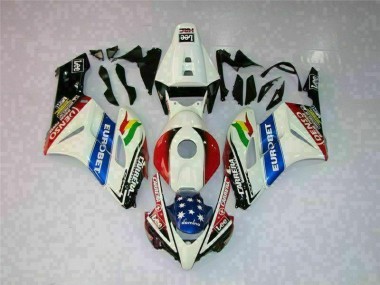 2004-2005 Weiß Rot CBR1000RR Motorrad Vollverkleidung & Plastik