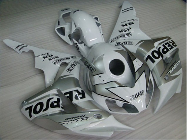 2004-2005 Weiß Silber Schwarz Repsol CBR1000RR Motorrad Verkleidung 2004-2005 Weiß Silber Schwarz Repsol CBR1000RR Motorrad Verkleidung