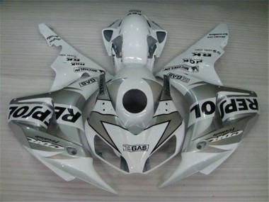 2004-2005 Weiß Silber Schwarz Repsol CBR1000RR Motorrad Verkleidung
