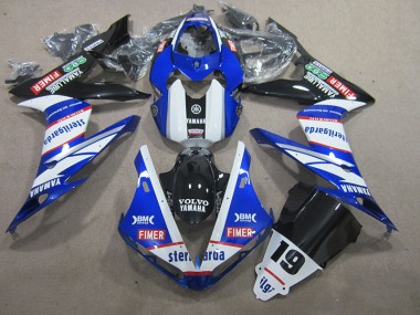 2004-2006 Blau Weiß Volvo Sterilgarda 19 YZF R1 Motorrad Verkleidung