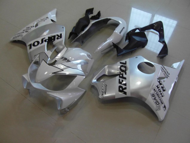 2004-2007 Weiß Repsol CBR600 F4i Motorrad Verkleidung 2004-2007 Weiß Repsol CBR600 F4i Motorrad Verkleidung