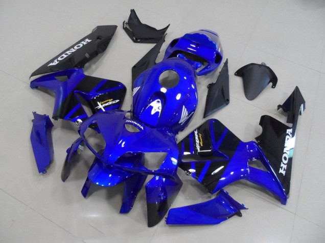 2005-2006 Blau Schwarz CBR600RR Motorrad Verkleidungen 2005-2006 Blau Schwarz CBR600RR Motorrad Verkleidungen