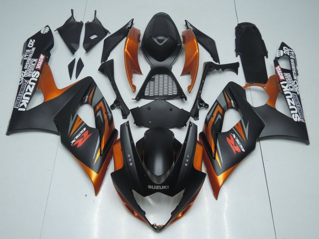 2005-2006 Braun und Matt schwarz GSXR 1000 Motorrad Verkleidung 2005-2006 Braun und Matt schwarz GSXR 1000 Motorrad Verkleidung