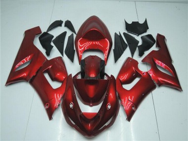 2005-2006 CUndy Rot ZX6R Motorrad Verkleidung