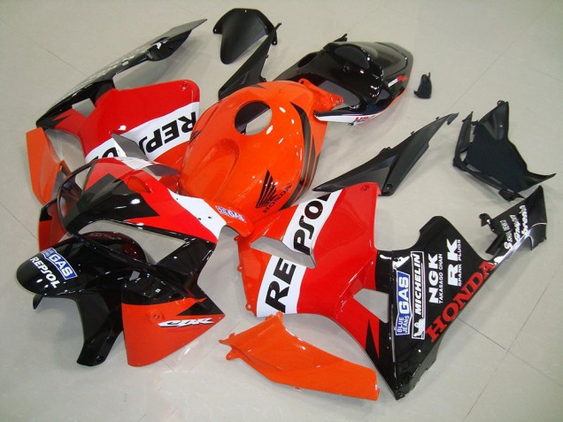 2005-2006 Repsol CBR600RR Motorrad Verkleidung & Plastik 2005-2006 Repsol CBR600RR Motorrad Verkleidung & Plastik