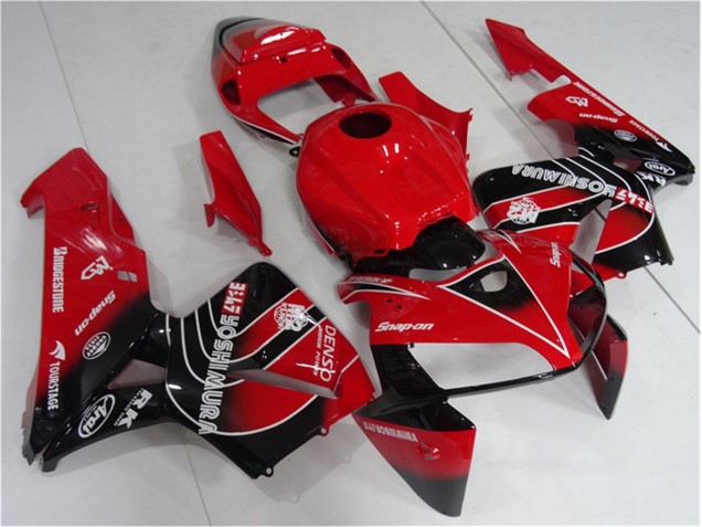 2005-2006 Rot Schwarz CBR600RR Motorrad Verkleidungen & Plastik 2005-2006 Rot Schwarz CBR600RR Motorrad Verkleidungen & Plastik