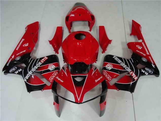 2005-2006 Rot Schwarz CBR600RR Motorrad Verkleidungen & Plastik 2005-2006 Rot Schwarz CBR600RR Motorrad Verkleidungen & Plastik