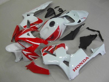 2005-2006 Rot Weiß CBR600RR Motorrad Verkleidungen