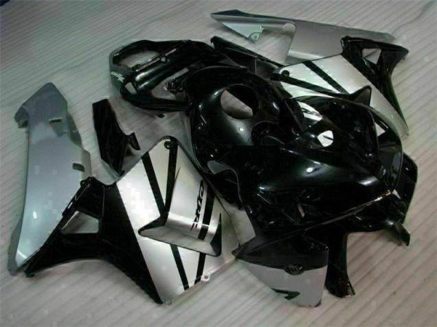 2005-2006 Schwarz CBR600RR Motorradverkleidung Plastik Kits 2005-2006 Schwarz CBR600RR Motorradverkleidung Plastik Kits