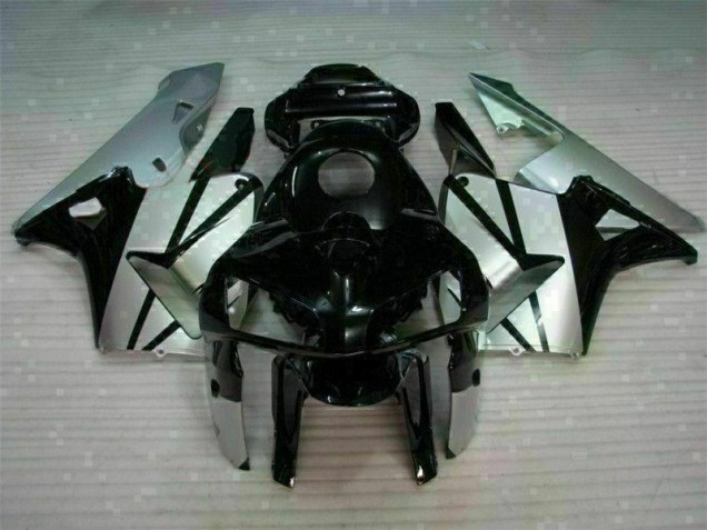 2005-2006 Schwarz CBR600RR Motorradverkleidung Plastik Kits 2005-2006 Schwarz CBR600RR Motorradverkleidung Plastik Kits