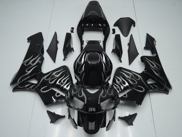 2005-2006 Silber Flamme CBR600RR Motorrad Verkleidung 2005-2006 Silber Flamme CBR600RR Motorrad Verkleidung