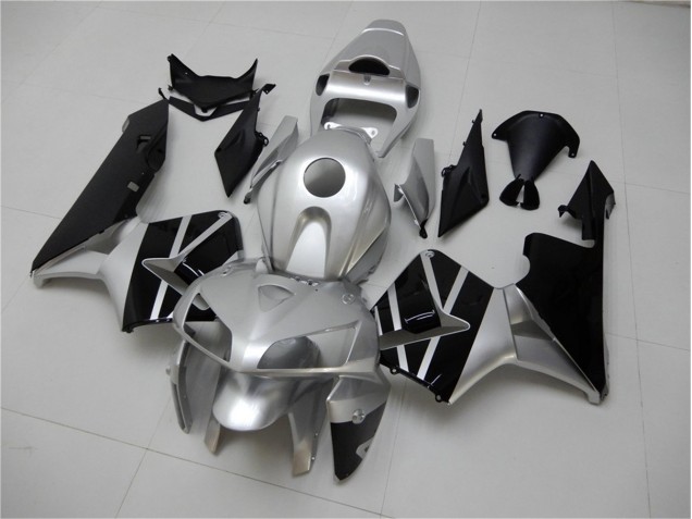 2005-2006 Silber Schwarz CBR600RR Motorrad Verkleidung 2005-2006 Silber Schwarz CBR600RR Motorrad Verkleidung